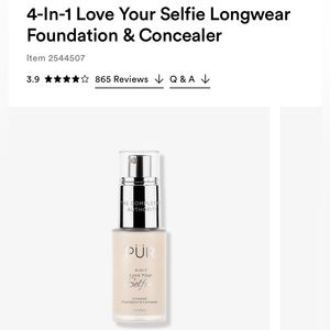 PÜR 4-In-1 Love Your Selfie Longwear Foundation & Concealer
